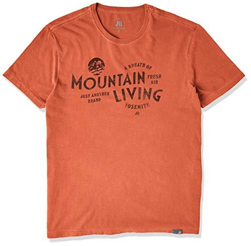 JAB Camiseta Mountain Living Masculino, Tam P, Laranja
