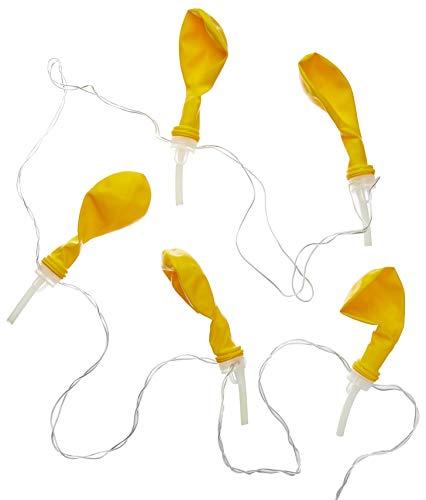 Varalzinho de Led Balões Cromus Festas Amarelo