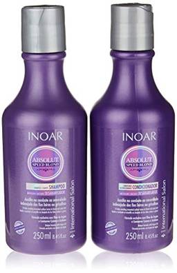Inoar Kit Duo Shampoo e Condicionador Speed Blond Matizador, 2x250 ml, 2 unidades