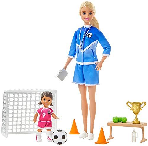 Barbie Professora de Futebol, Multicolorido, GLM47, Mattel