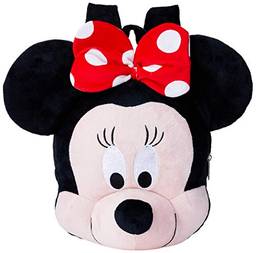 Mochila Infantil Rosto Minnie 3D, Disney, Multicor