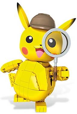 Pokémon Detetive Pikachú Construível, 271 peças, Mega Construx, Mattel