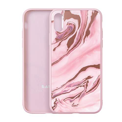 Capa Protetora Mineral Pink Fundo em Vidro Iphone XS MAX, Laut, Capa Protetora para Celular, Pink