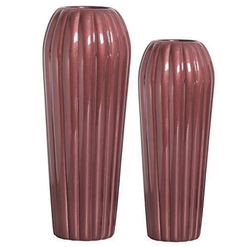 Duos Vasos Paris Leblom Ceramicas Pegorin Cobre