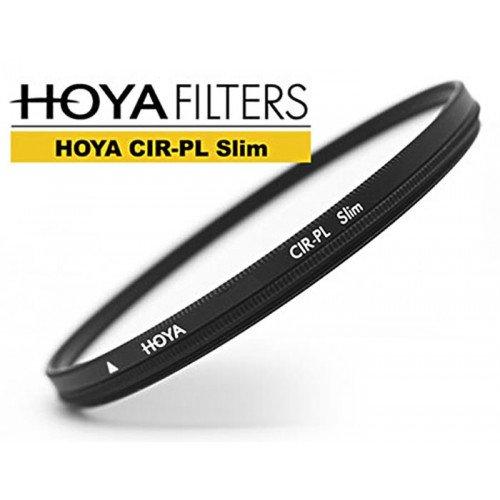 Filtro Polarizador Circular Slim, Hoya CIR-PL SL55, Preto