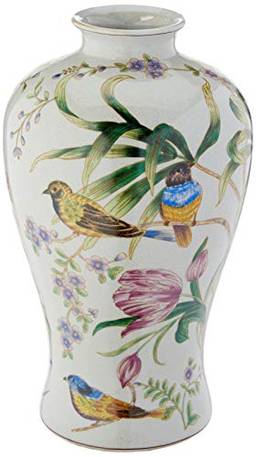 Kanarske Vaso 47cm Ceramica Multicol Home & Co Único