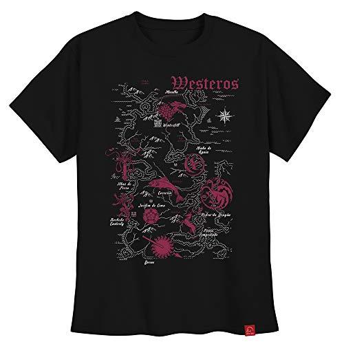 Camiseta Game Of Thrones Mapa Westeros Camisas Got G