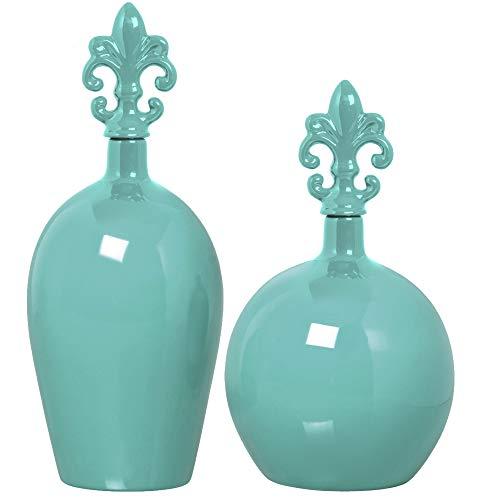 Duo Pote Monaco/lisboa T. Flor De Liz Ceramicas Pegorin Tiffany