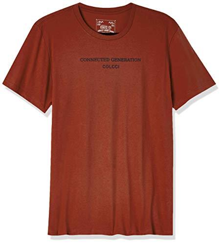 Camiseta Connected Generation, Colcci, Masculino, Vermelho Labelle, GG