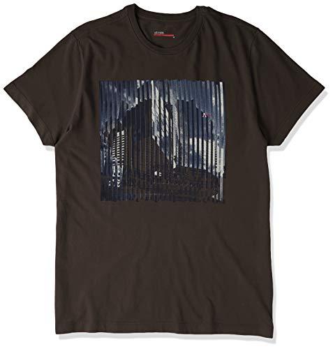 Camiseta arquitetura fragmentada, Aramis, Masculino, Café, P