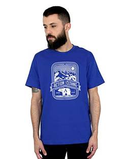 Camiseta Alaska, Action Clothing, Masculino, Azul Royal, G