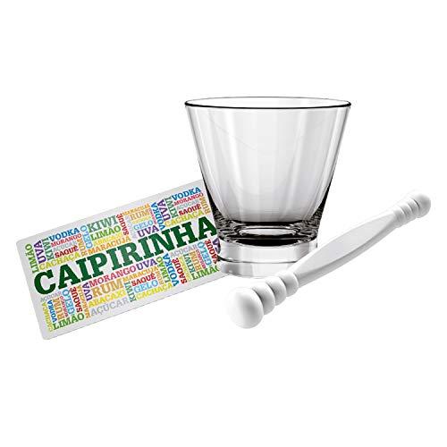 Kit Caipirinha 3 Pc. Sabores Euro Estampa No Voltagev