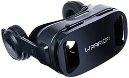 Óculos 3D Realidade Virtual Com Headphone Warrior - JS086