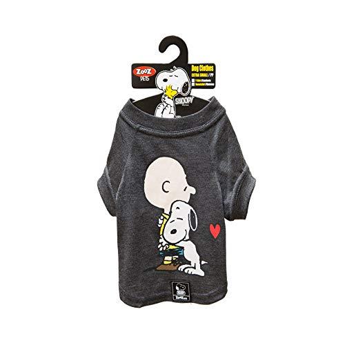 Camiseta Snoopy Charlie Zooz Pets para Cães Hug - Tamanho M