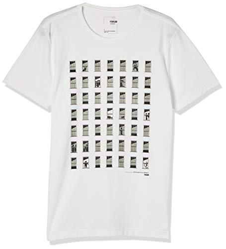 Camiseta Estampada, Forum, Masculino, Off Shell, GG