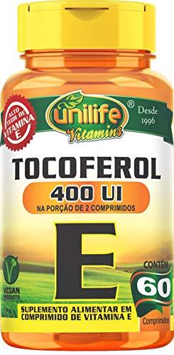 Alfa Tocoferol 400 Ui Vitamina E Unilife Vegan 60 Cp