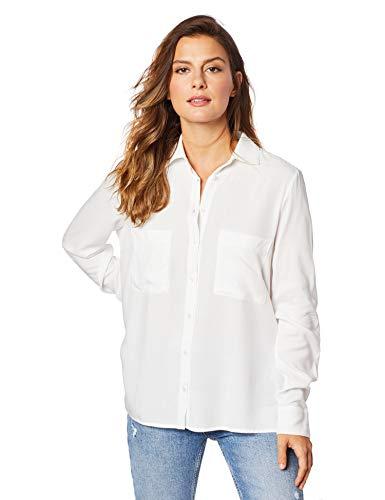 Camisa Comfort, Colcci, Feminino, Branco Amarelado (Off Shell), P
