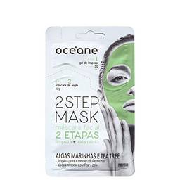 Máscara Facial 2 Etapas Dual-Step Mask Tea Tree, Océane, Branco Claro