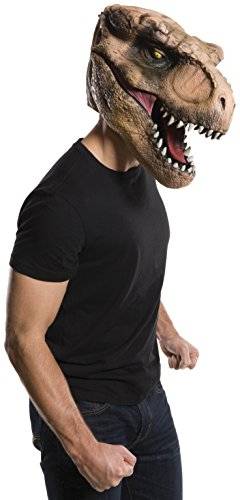 Máscara Viníl Rubies Costume Company Inc Jurassic World T Rex Multicor