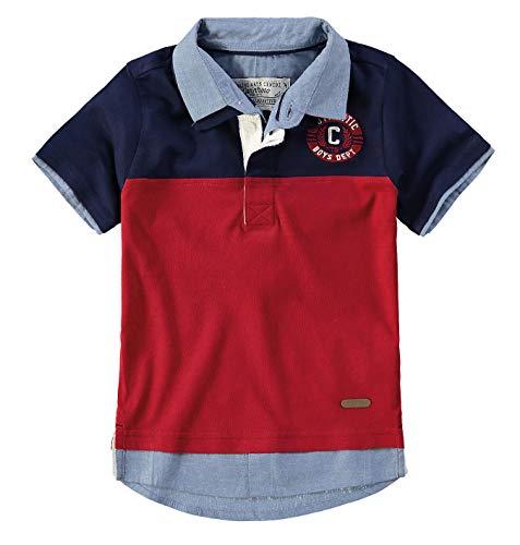 Carinhoso Camisa Polo Infantil Carinhoso, Masculino, Vermelho, 4