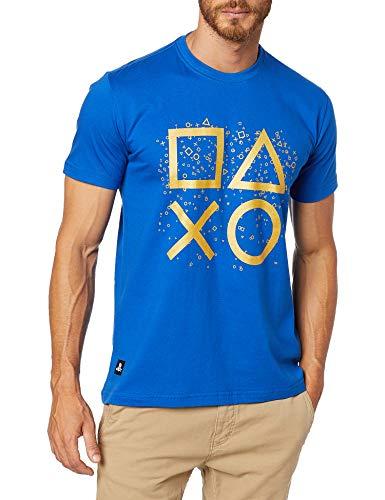 Camiseta Days of Playstation, Banana Geek, Adulto Unissex, Azul Marinho, XGG