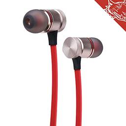 Fone de Ouvido Bluetooth Intra-auricular com microfone alumínio, Vermelho, EPB-1M1RDRN, Elg