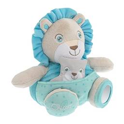 Papai Leão Soft Cuddles, Chicco, Azul