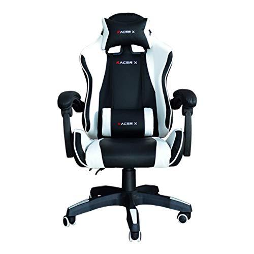 Cadeira Gamer para Computador Reclinável Racer-X Modelo Comfort Cor (Branco)