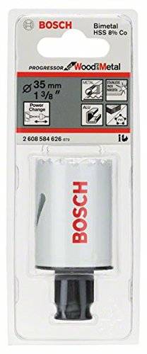 Bosch 2608584626-000, Serra Copo Power Change Progressor, Branco, 35 mm
