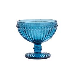 Cj 6 Taças de Vidro Sodo-cálcico Empire Azul 300ml Lyor Azul