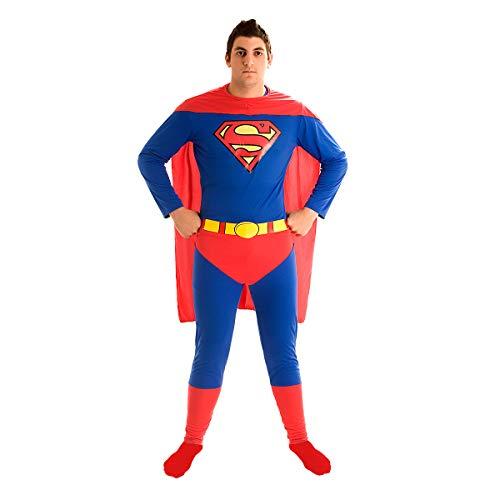 Fantasia Super Homem Std Adulto 943053-g Sulamericana Fantasias Azul/vermelho Adulto