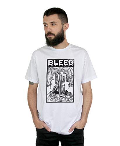 Camiseta Cactus, Bleed American, Masculino, Branco, P