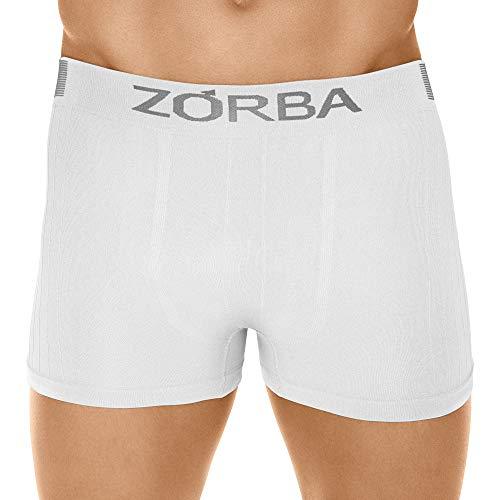 Cueca Boxer Seamless Trendy,Zorba,Masculino,Branco,GG