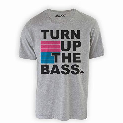 Camiseta Eleven Brand Cinza XGG Masculina - Turn Up The Bass