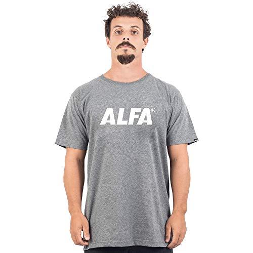 Camiseta Logo 2, Alfa, Cinza, G