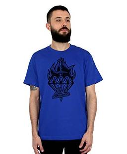 Camiseta Diamond, Bleed American, Masculino, Azul Royal, GG