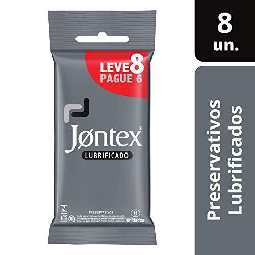 Preservativo Jontex Lubrificado Camisinha Leve 8 Pague 6, Jontex, Branco, 8 Unidades, pacote de 6
