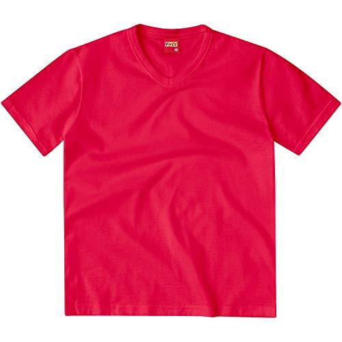 Camisa Manga Curta Estampada, Meninos, Kyly, Vermelho, 8