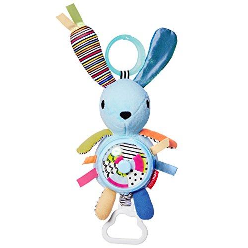 Brinquedo, Linha On-The-Go, Pendure no Carrinho do Seu Bebê Coelho, Skip Hop , Azul, 15 x 11.5 x 33 cm