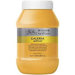 Winsor & Newton Tinta Acrílica Galeria W&N 1 Litro 115 Cadmium Yellow Deep Hue