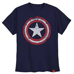 Camiseta Capitão América Camisa Escudo Steve Rogers P