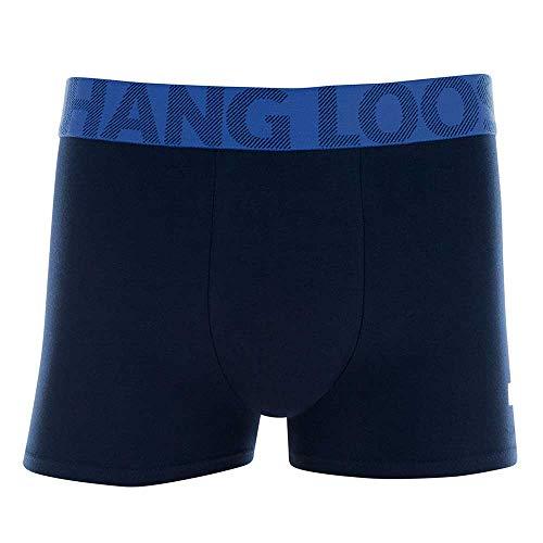 Hang Loose Cueca Boxer Cotton, Masculino, Azul, P