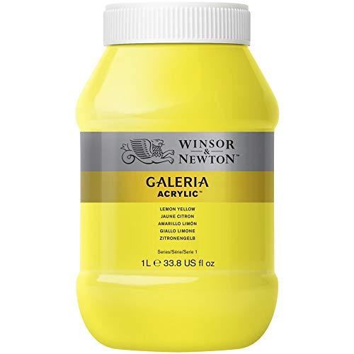Winsor & Newton Tinta Acrílica Galeria W&N 1 Litro 346 Lemon Yellow