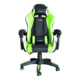 Cadeira Gamer para Computador Reclinável Racer-X Modelo Comfort Cor (Verde)