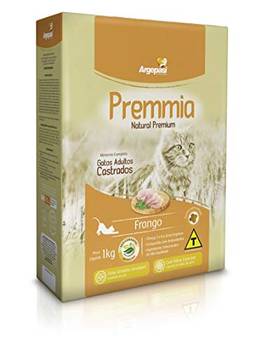Ração Seca Premmia para Gatos Castrados Sabor Frango -1kg