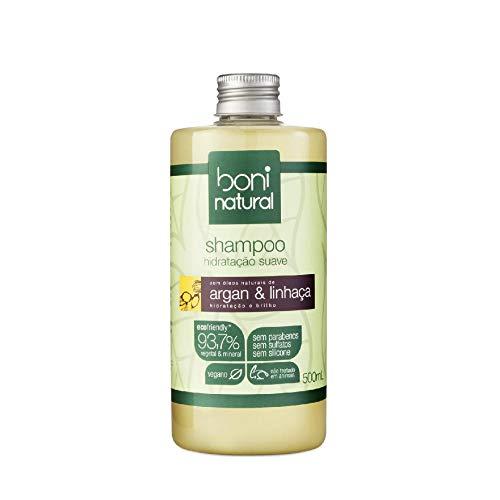 Shampoo Boni Natural Argan e Linhaça, Boni Natural