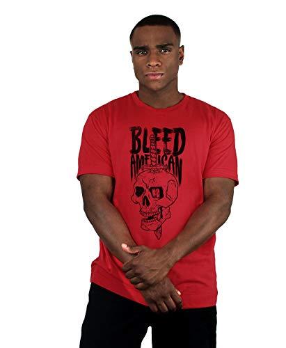 Camiseta Bope, Bleed American, Masculino, Vermelho, P