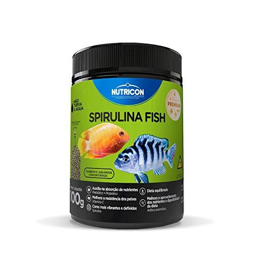 Spirulina Fish 100g Nutricon Para Peixe Tropical Todas As Fases