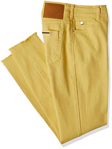 Calça de sarja Bia, Colcci, Feminino, Amarelo (Amarelo Augustin), 40
