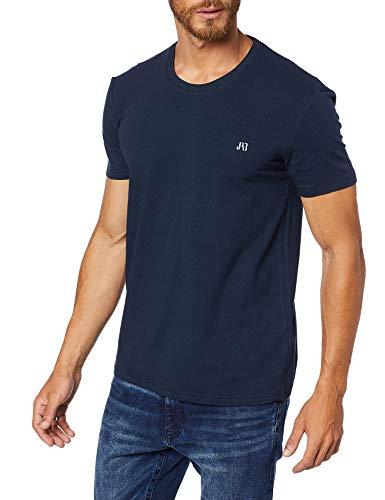 JAB Camiseta Careca Stretch Masculino, Tam P, Azul Marinho
